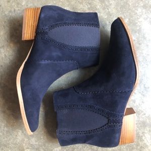 Navy Booties